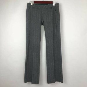 Volcom Dress Career Pants Gray Pinstripe Stretch 3